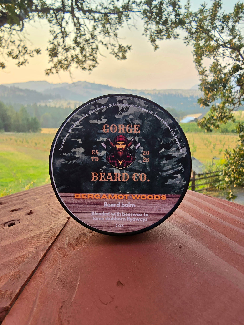 Bergamot Woods Beard Balm 2 oz